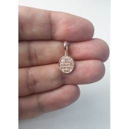 Золотая подвеска иконка Матроны Московской 38851