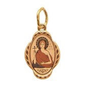 Золотая женская подвеска святая Мария Египетская