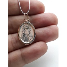 Золотая икона нательная Ольга 39731