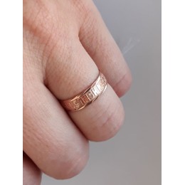 Золотое кольцо Спаси и Сохрани мужское женское 15944