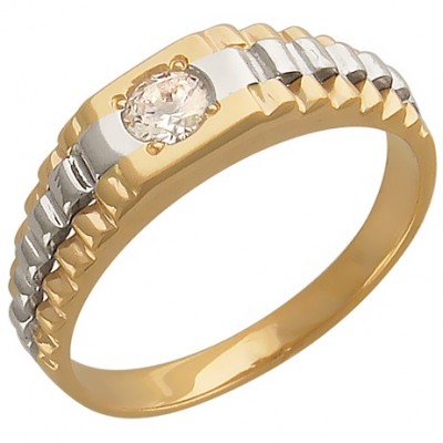 Золотая печатка мужская кольцо 17130