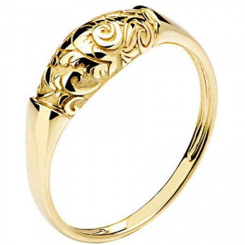 Кольцо из желтого золота женское 17515