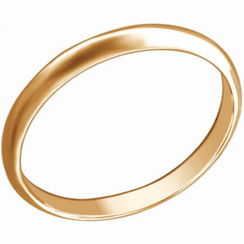 Золотое кольцо обручальное 17524