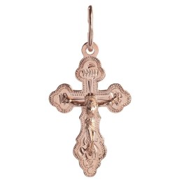 Крест золотой женский православный 31173