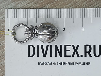 Серебряная подвеска Мешочек с деньгами 341873